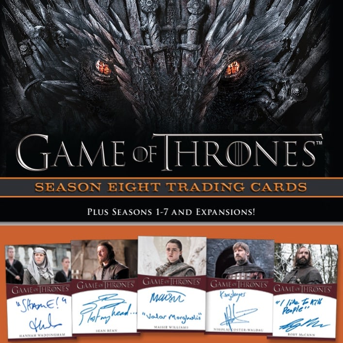 Game of Thrones  season 7  The Quotable Game of Thrones 9 card set.