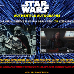 2020 Topps Star Wars Authentics Autographs Box