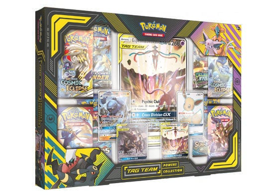 Pokemon Espeon and Deoxys GX Tag Team Powers Collection Box