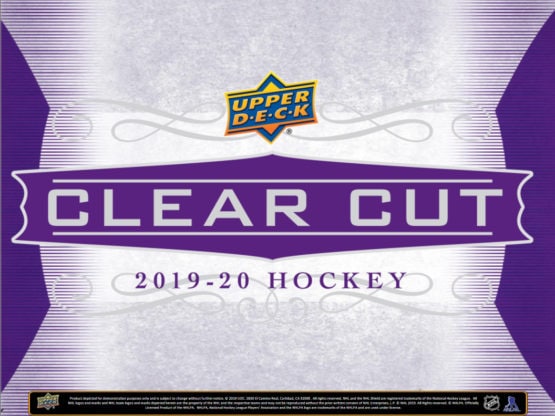 2019-20 Upper Deck Clear Cut Hockey Hobby Box