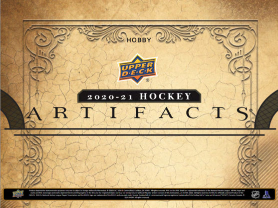2020-21 Upper Deck Artifacts Hockey Hobby Box