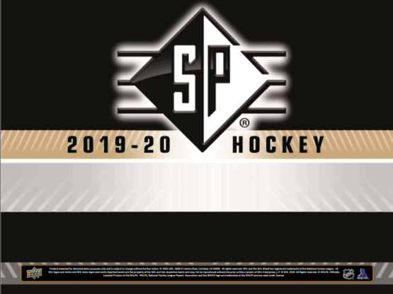 2019-20 Upper Deck SP Hockey Blaster Box