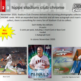 2020 Topps Stadium Club Chrome Baseball Hobby Box