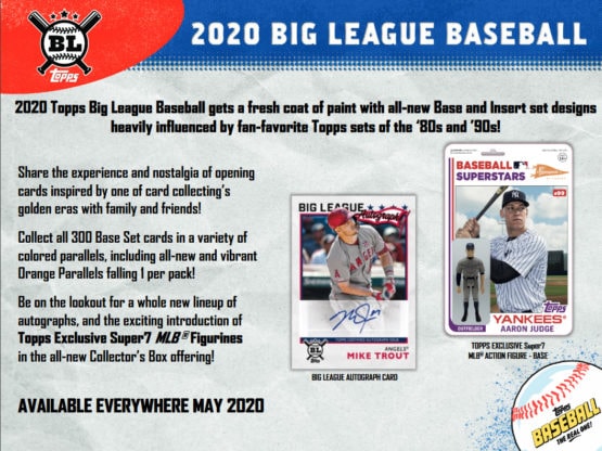 2020 Topps Big League Collector Baseball Hobby Box