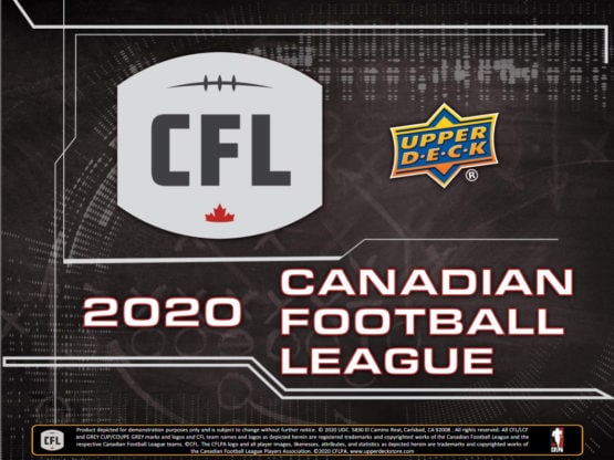 2020 Upper Deck CFL Football Hobby Box