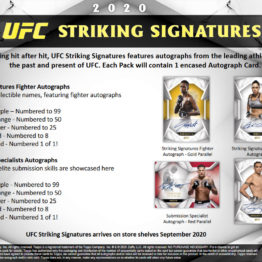 2020 Topps UFC Striking Signatures Hobby Box