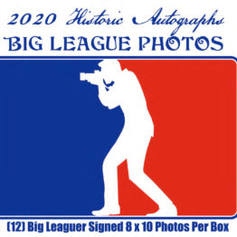 2020 Historic Autographs Big League Photos Box