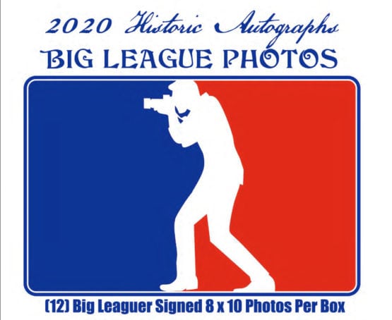 2020 Historic Autographs Big League Photos Box