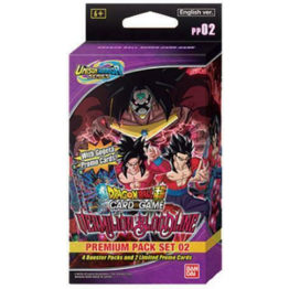 Dragon Ball Super Unison Warrior Series 2 Vermilion Bloodline Premium Pack Set