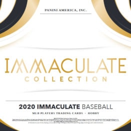 2020 Panini Immaculate Baseball Hobby Box