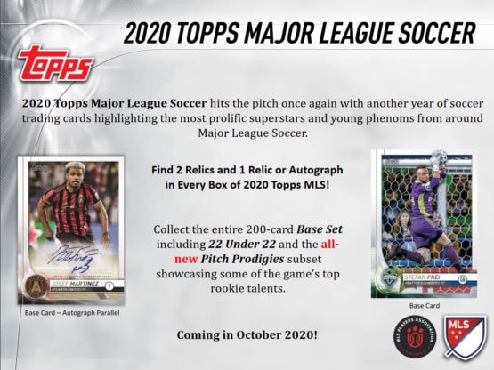 2020 Topps MLS Soccer Hobby Box