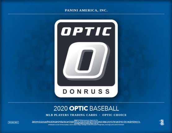 2020 Panini Donruss Optic Choice Baseball Hobby Box