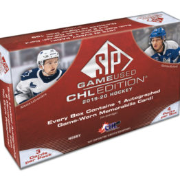 2019-20 Upper Deck CHL SP Game Used Hockey Hobby Box