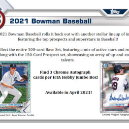 2021 Bowman Baseball Jumbo Box