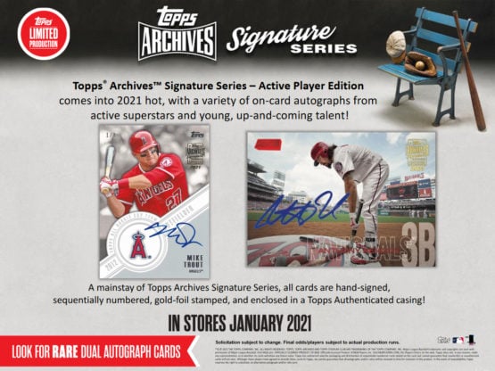 2021 Topps Archives Signature Series Baseball Hobby Box