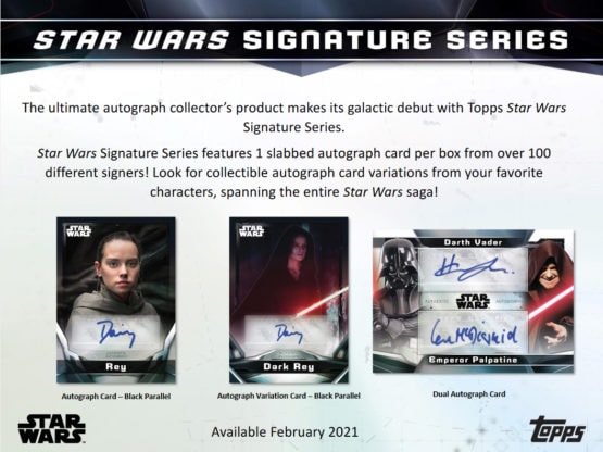 2021 Topps Star Wars Signature Series Hobby Box