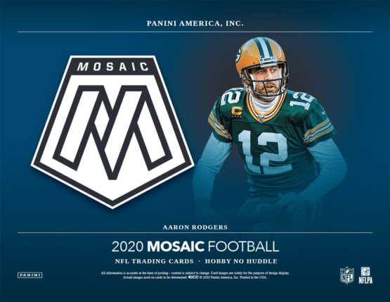 2020 Panini Mosaic No Huddle Football Hobby Box
