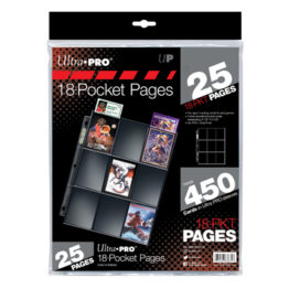 Ultra Pro 18 Pocket Silver Page Pack