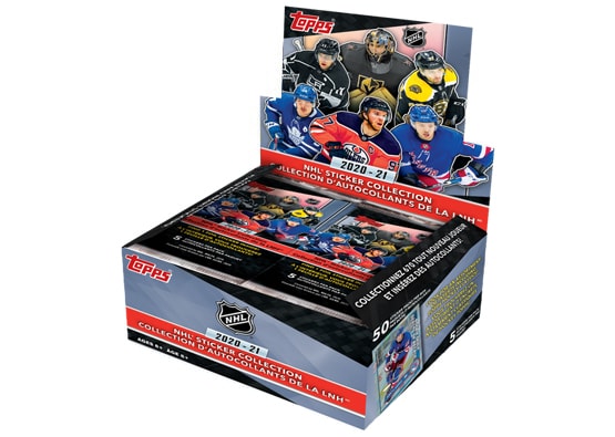 2020-21 Topps NHL Hockey Sticker Box