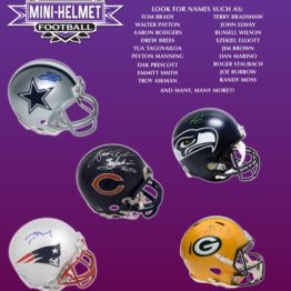2020 Leaf Autographed Mini Football Helmet Box