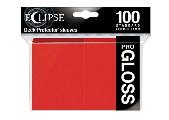 Ultra Pro Eclipse Gloss Apple Red Card Sleeves