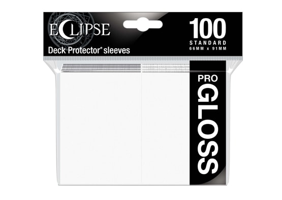 Ultra Pro Eclipse Gloss Arctic White Card Sleeves