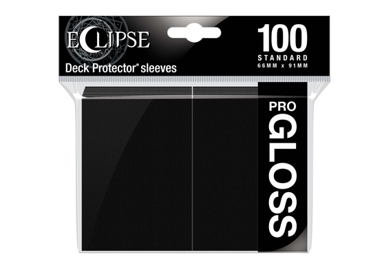 Ultra Pro Eclipse Gloss Jet Black Card Sleeves