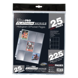 Ultra Pro 9 Pocket Platinum Page Pack