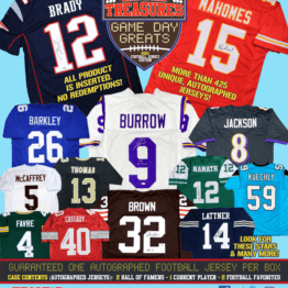 2020 TriStar Game Day Greats Autographed Football Jersey Box
