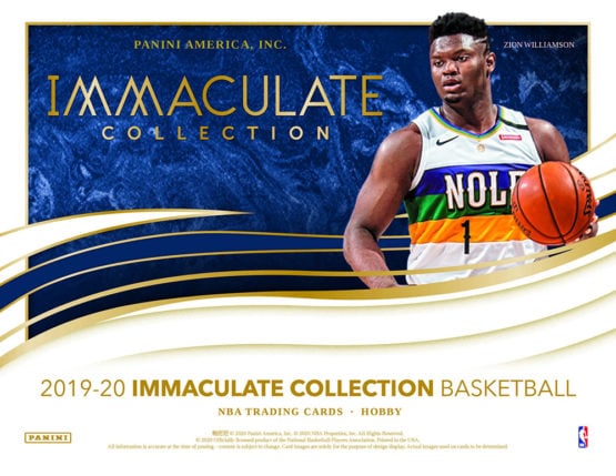 2019-20 Panini Immaculate Basketball Hobby Box