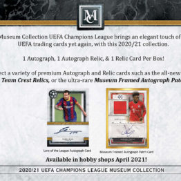 2020-21 Topps UEFA Champions League Museum Collection Soccer Hobby Box