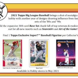 2021 Topps Big League Baseball Hobby Box