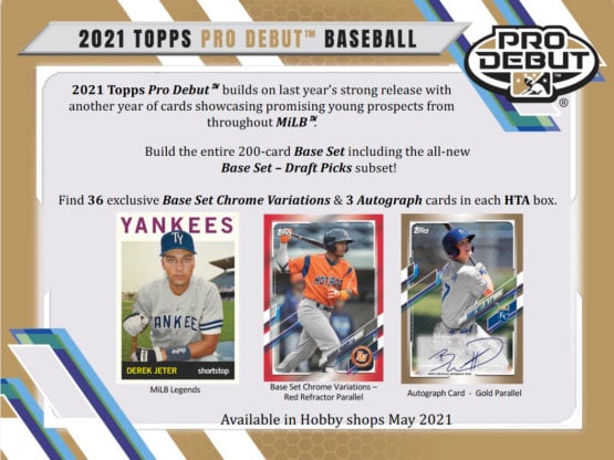 2021 Topps Pro Debut Baseball Jumbo Box