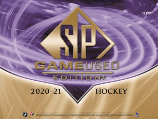 2020-21 Upper Deck SP Game Used Hockey Hobby Box