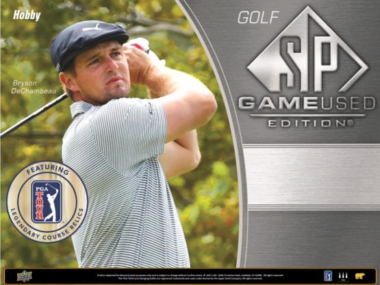 2021 Upper Deck Sp Game Used Golf Hobby Box
