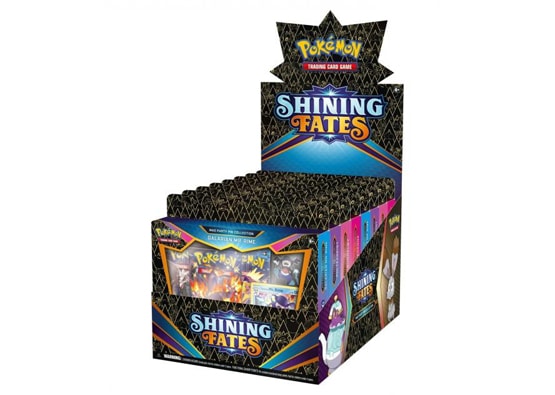 Pokemon Shining Fates Pin Collection Display Box