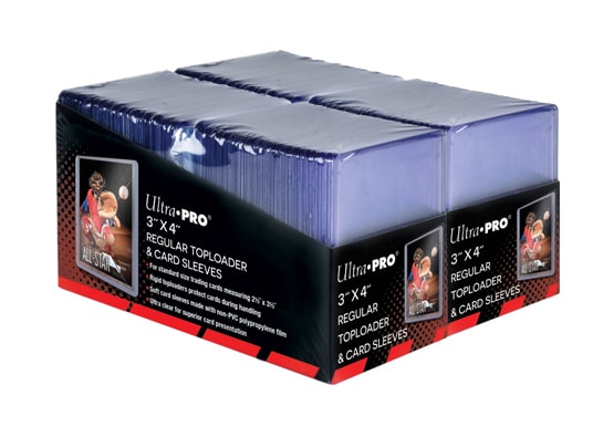 Ultra Pro Regular Toploaders and Sleeves 200 Count Pack
