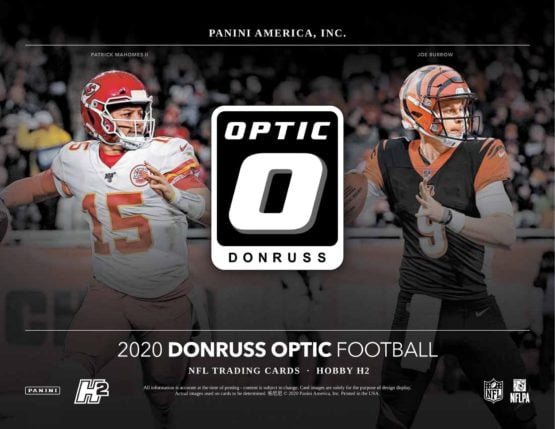 2020 Panini Donruss Optic Football Hobby Hybrid Box