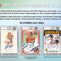 2021 Topps Clearly Authentic Baseball Hobby Box