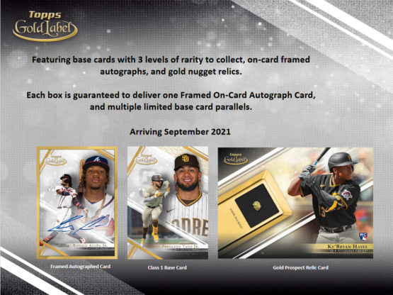 2021 Topps Gold Label Baseball Hobby Box