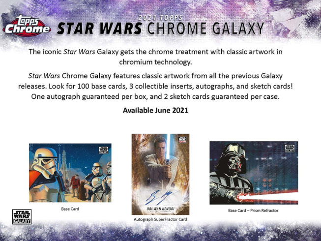 topps 2021 star wars chrome galaxy