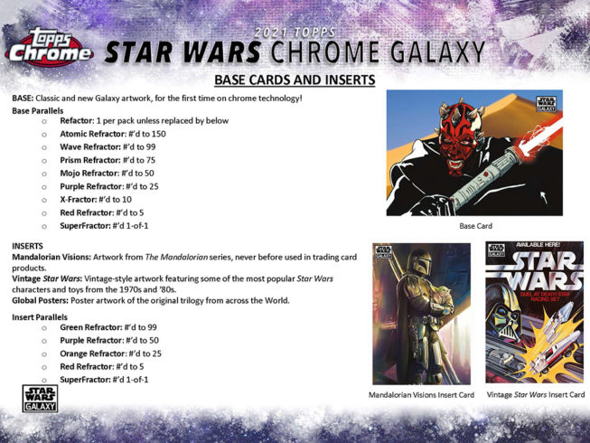 star wars topps chrome galaxy 2021