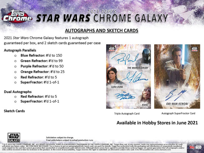 topps star wars chrome 2021