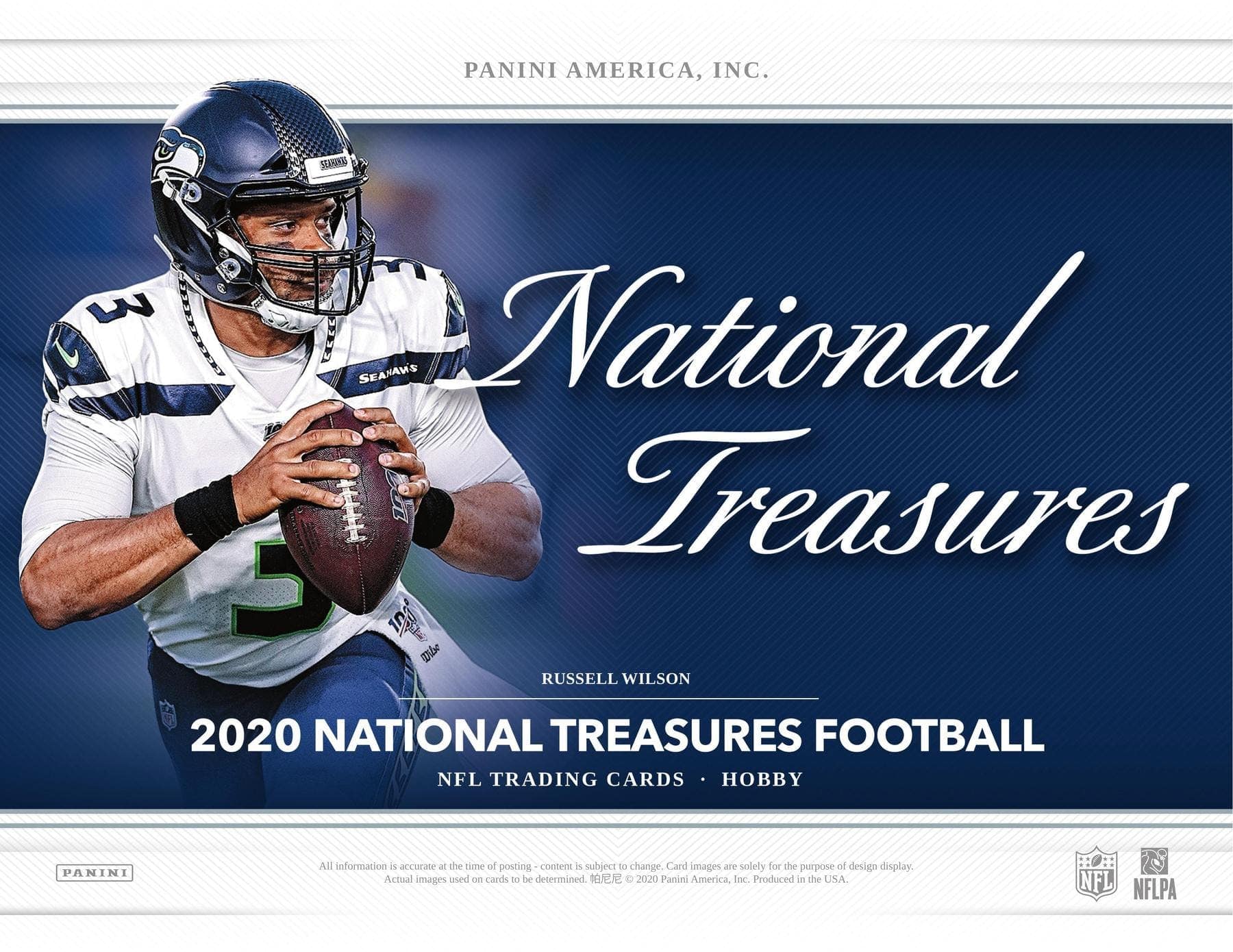 2020 PANINI NATIONAL TREASURES FOOTBALL HOBBY BOX Breakaway Sports Cards