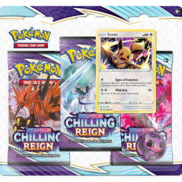 Pokemon Sword and Shield Chilling Reign Eevee 3 Pack Blister