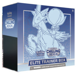 Sword and Shield Chilling Reign Ice Rider Calyrex Elite Trainer Box