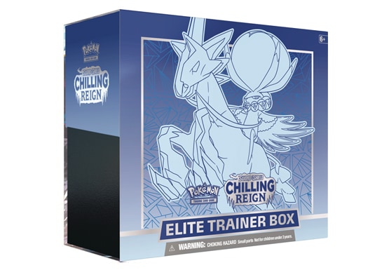 Sword and Shield Chilling Reign Ice Rider Calyrex Elite Trainer Box