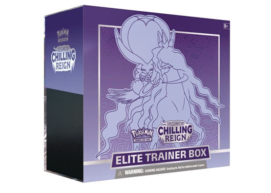 Sword and Shield Chilling Reign Shadow Rider Calyrex Elite Trainer Box