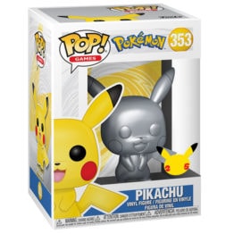 Funko POP! Pokemon Silver Metallic Pikachu figure
