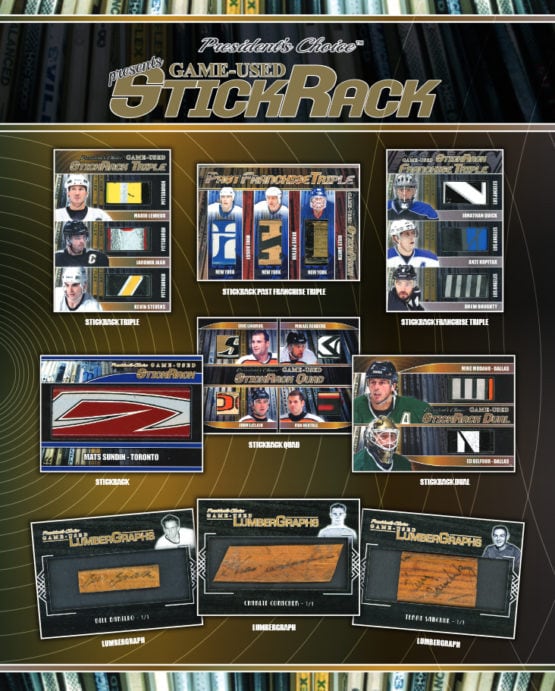 2020-21 President's Choice Game Used StickRack Box